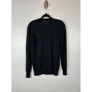 JOSEPH Black 100% Cashmere Lightweight Thin Sweater XS Jumper Old Money Classic